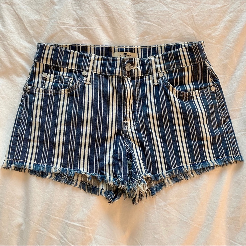 7 For All Mankind denim shorts